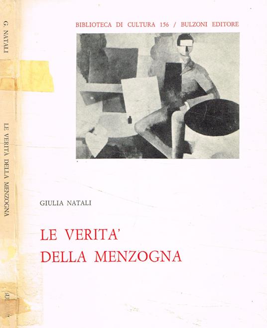 Le verità della menzogna - Giulia Natali - copertina