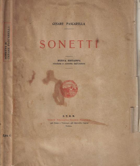 Sonetti - Cesare Pascarella - copertina