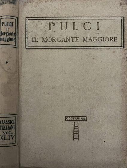 Il morgante maggiore - Luigi Pulci - copertina
