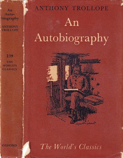 An Autobiography - Anthony Trollope - copertina