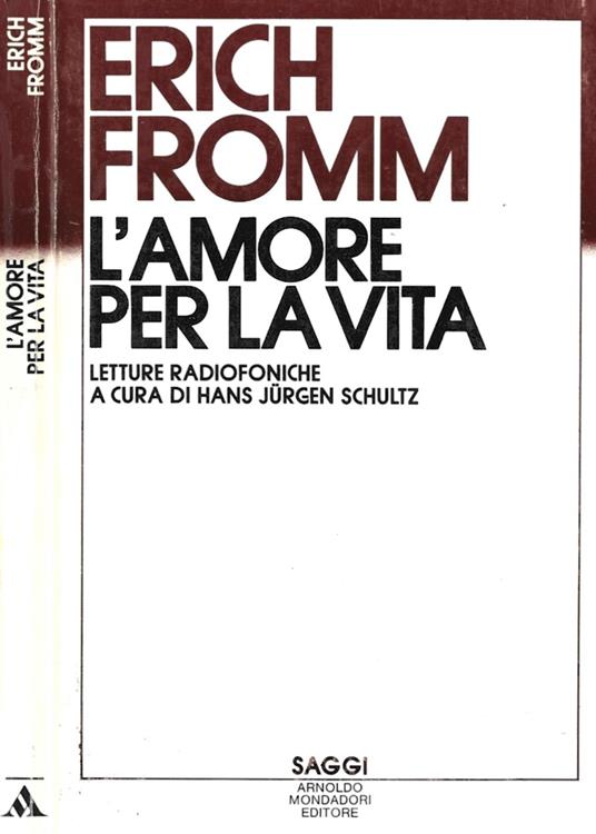 L' amore per la vita - Erich Fromm - copertina
