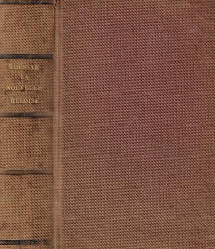 La nouvelle helosie - Jean-Jacques Rousseau - copertina