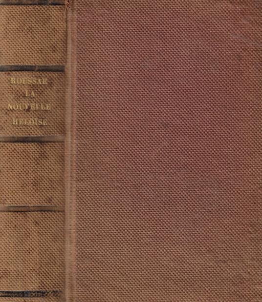 La nouvelle helosie - Jean-Jacques Rousseau - copertina