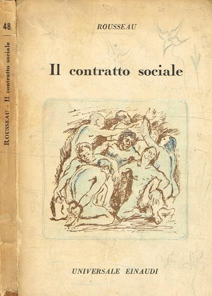 Il contratto sociale - Jean-Jacques Rousseau - copertina