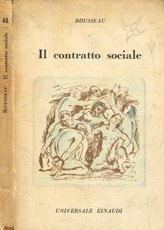 Il contratto sociale - Jean-Jacques Rousseau - copertina