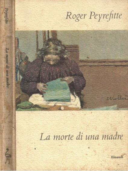 La morte di una madre - Roger Peyrefitte - copertina