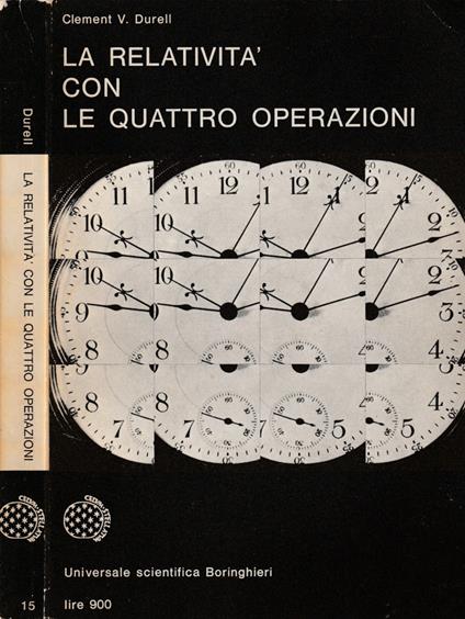 La relatività con le quattro operazioni - Clement V. Durell - copertina