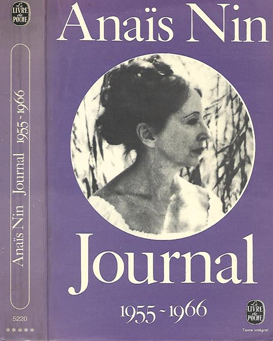 Journal 1955 - 1966 - Nin Anaïs - copertina
