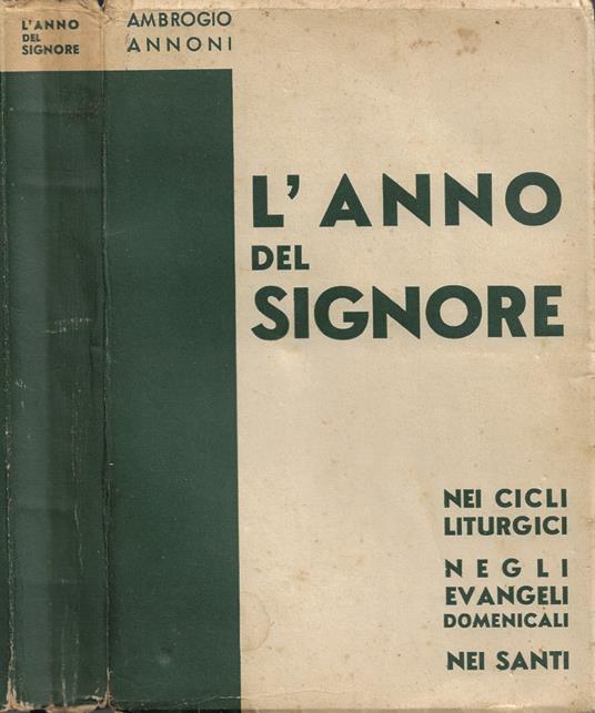 L' Anno del Signore - Ambrogio Annoni - copertina