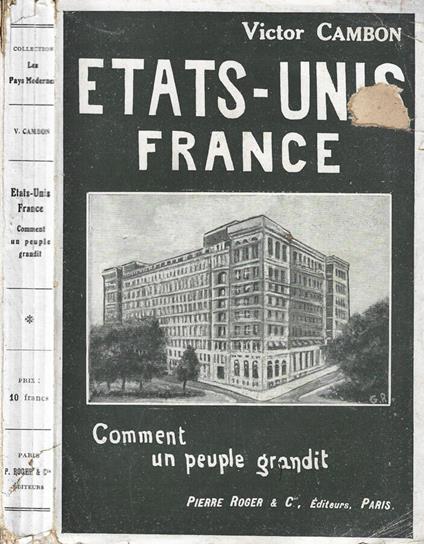 Etats-Unis France - Victor Cambon - copertina