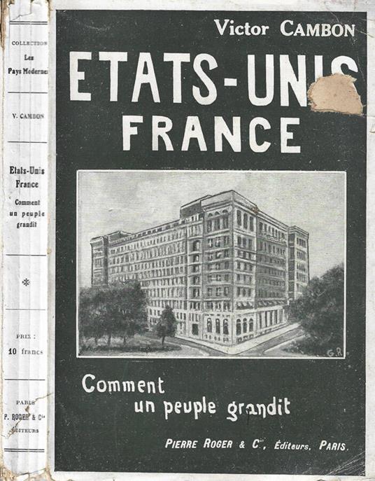 Etats-Unis France - Victor Cambon - copertina