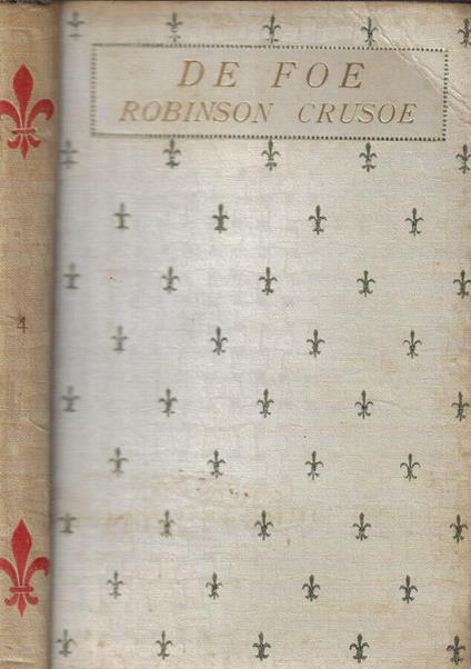 Robinson Crusoe Vol. I - Daniel De Foe - copertina