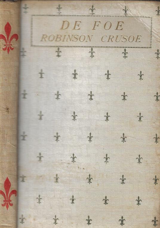 Robinson Crusoe Vol. I - Daniel De Foe - copertina