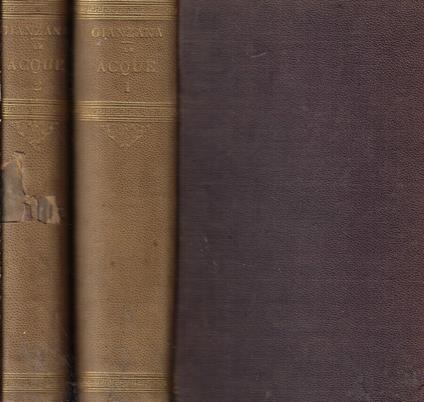 Le acque nel diritto civile italiano - Sebastiano Gianzana - copertina