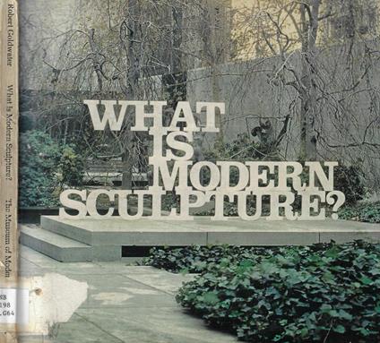 What in modern sculpture? - Robert Goldwater - copertina