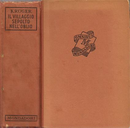 Il villaggio sepolto nell'oblio - Theodor Kröger - copertina