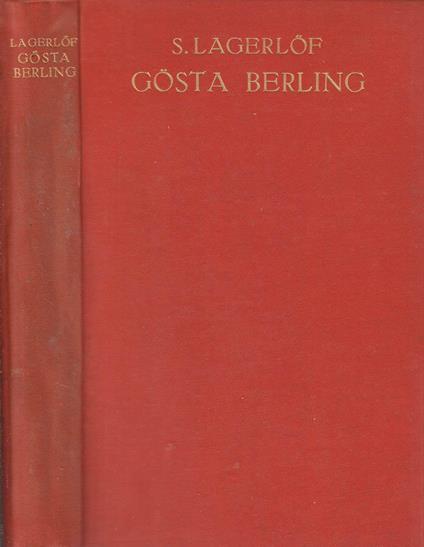 Gosta Berling - Selma Lagerlof - copertina