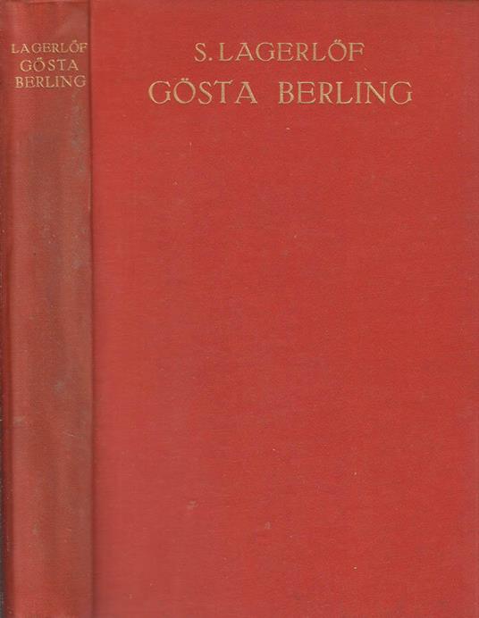 Gosta Berling - Selma Lagerlof - copertina