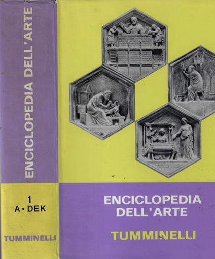 Enciclopedia dell'arte Tumminelli Vol. I - Alessandro Niccoli - copertina