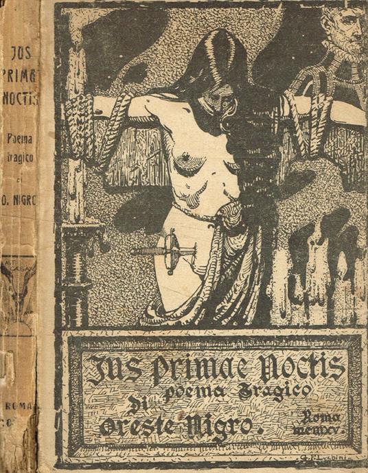 Jus primae noctis - Oreste Nigro - copertina