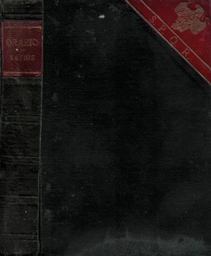 Le Satire - Q. Flacco Orazio - copertina