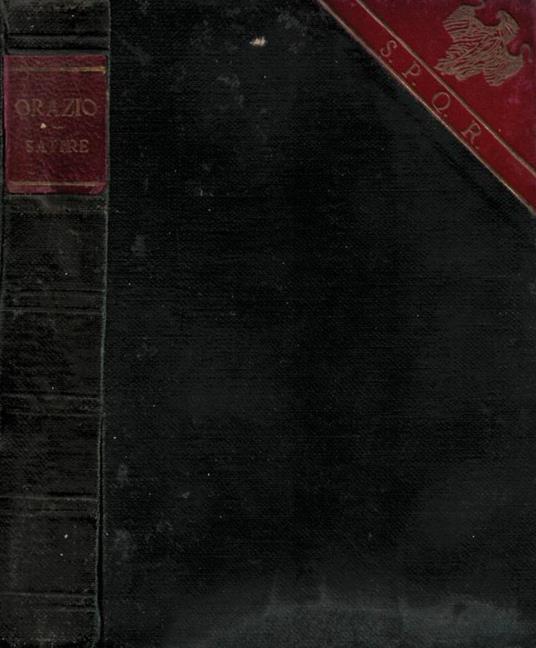 Le Satire - Q. Flacco Orazio - copertina