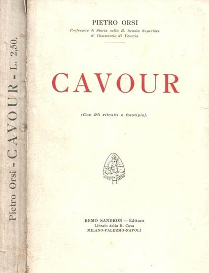Cavour - Pietro Orsi - copertina