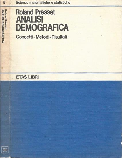 Analisi demografica - Roland Pressat - copertina