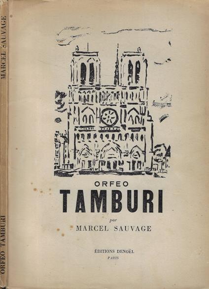 Orfeo Tamburi - Marcel Sauvage - copertina