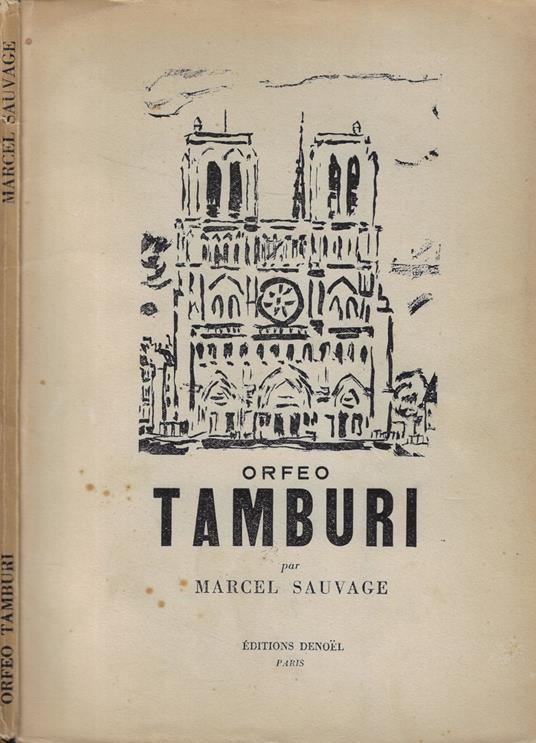 Orfeo Tamburi - Marcel Sauvage - copertina