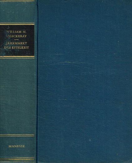 Jahrmarkt der eitelkeit - William M. Thackeray - copertina