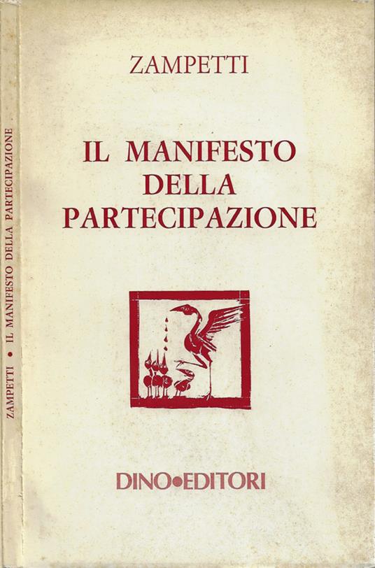 Il Manifesto della Partecipazione - Pier Luigi Zampetti - copertina