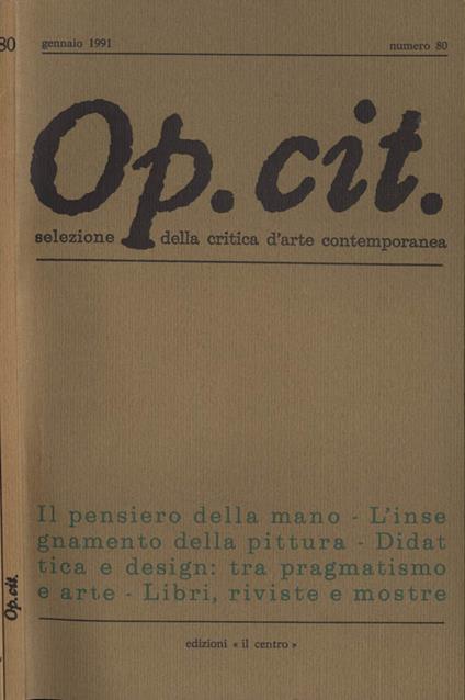 Op. cit n. 80 anno 1991 - copertina