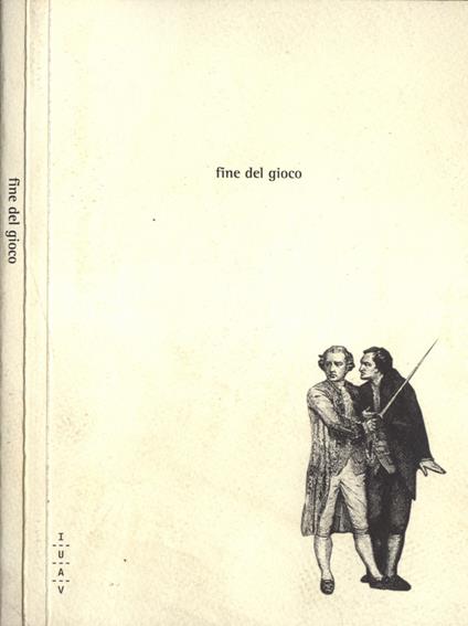 Fine del gioco - copertina