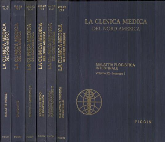 La clinica medica del Nord America Vol. 22 n. 1 - 2 - 3 - 4 - 5 - 6 - copertina