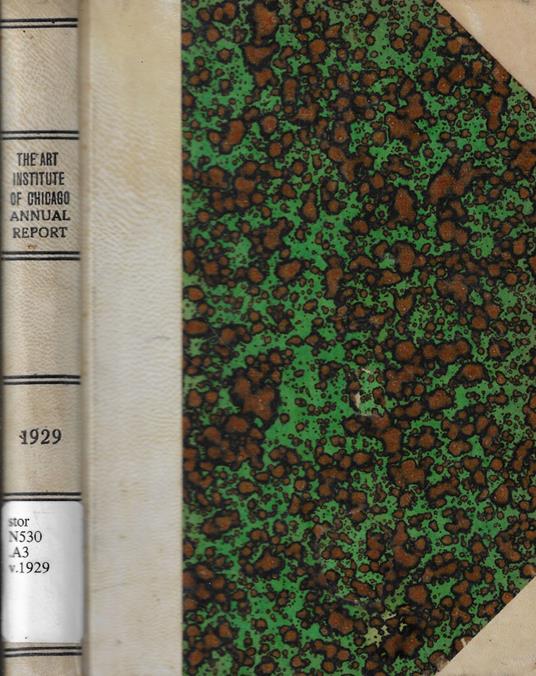 Bullettin of the Art Institute of Chicago report for the Year Nineteen hundred twenty-nine - copertina
