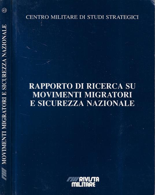 Rapporto di ricerca di movimenti migratori e sicurezza nazionale - copertina