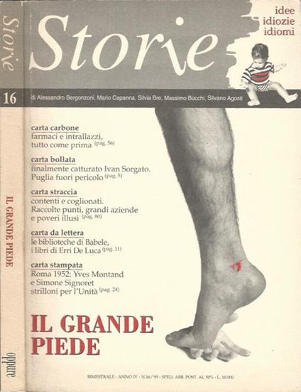 Storie - N. 16/'95, Anno IV - copertina