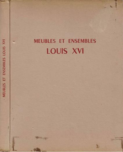 Meubles et Ensemble. Louis XV - copertina