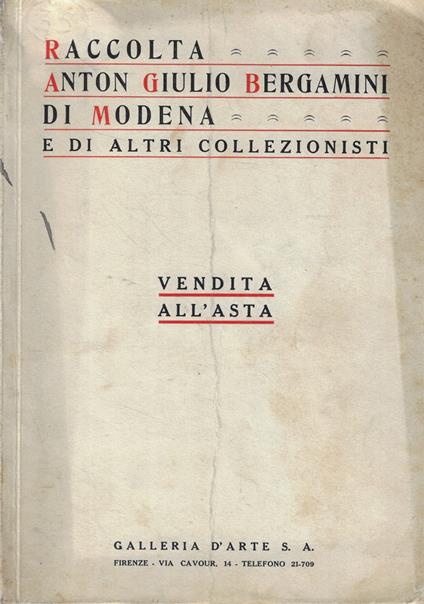 Grande vendita all'asta di arte moderna - copertina