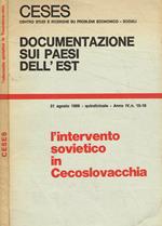 Documentazione sui paesi dell'est. Quindicinale, anno IV, n.15-16, 31 agosto 1968