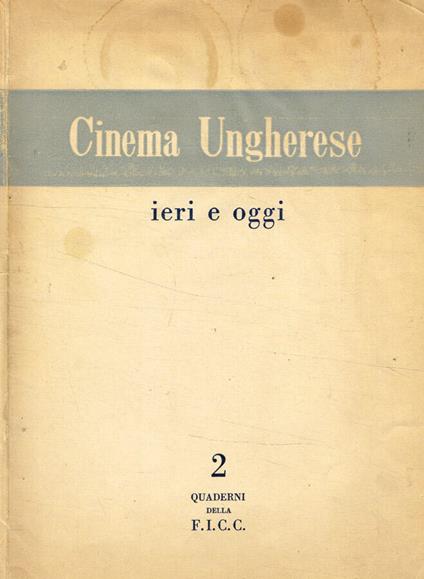 Cinema Ungherese ieri e oggi - copertina