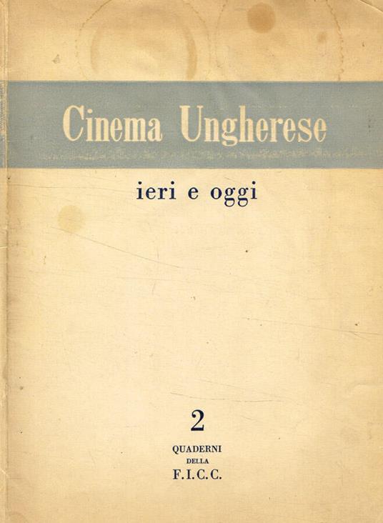 Cinema Ungherese ieri e oggi - copertina