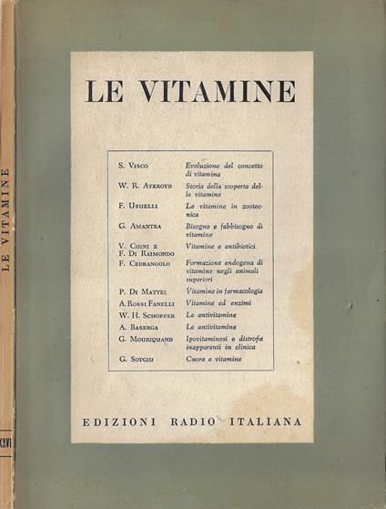 Le vitamine - copertina