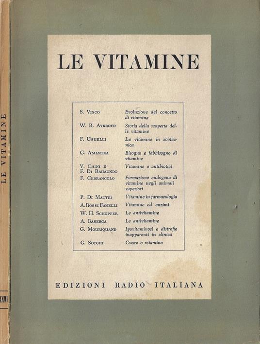 Le vitamine - copertina