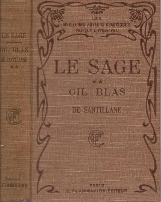 Gil Blas de Santillane - copertina