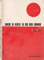 Liriche di verità di ieri oggi domani