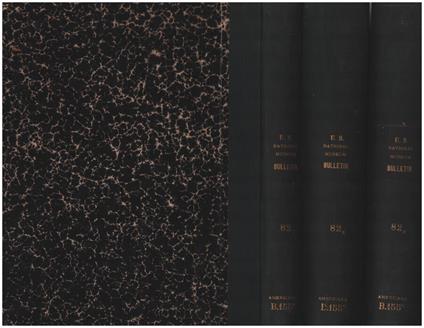 Bulletin of the United States National Museum n. 82 parte I, II,III - copertina