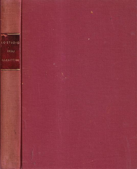 Le fonti per lo studio degli illegittimi - copertina