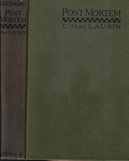 Post mortem - copertina